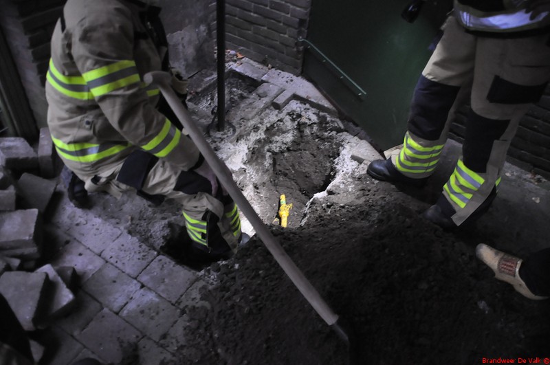Gas lekkage Vijfsprongweg.